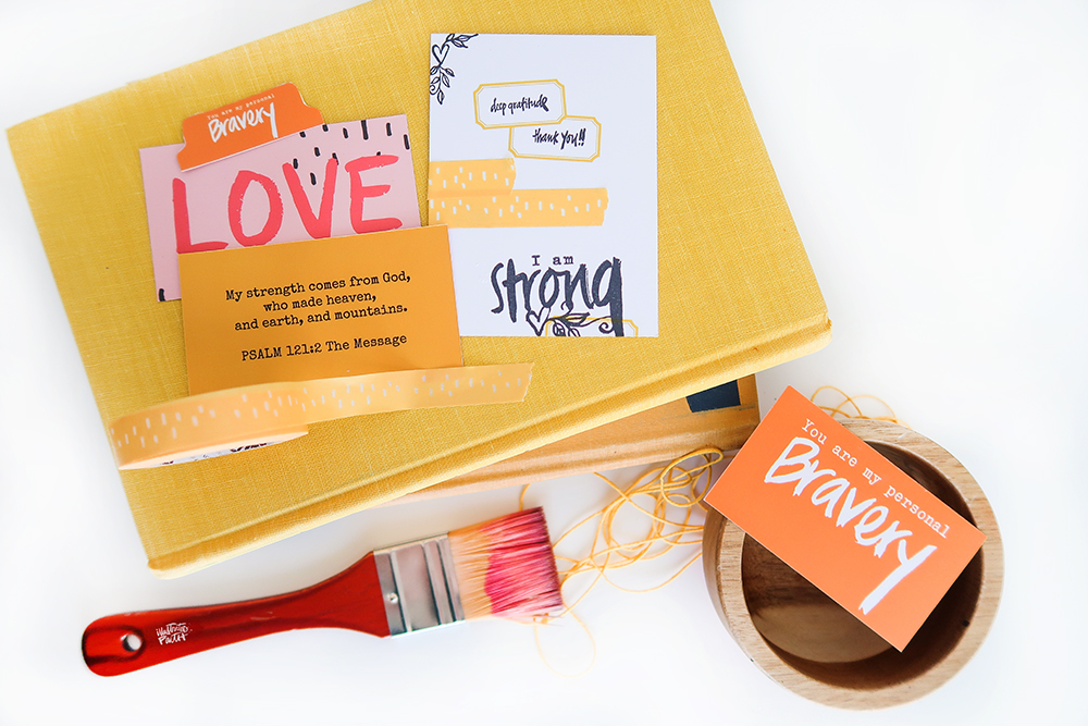 biblejournaling_Iamstrong_washi