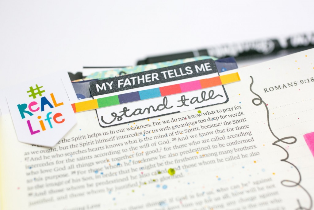 tips and techniques mixed media art journaling Bible by Amy Bruce | Illustrated Faith Through Christ devotional featuring Meg Duerksen