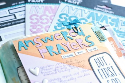 watercolor Bible journaling entry by Jess Robyn | Illustrated Faith by Bella Blvd | Answered Prayers