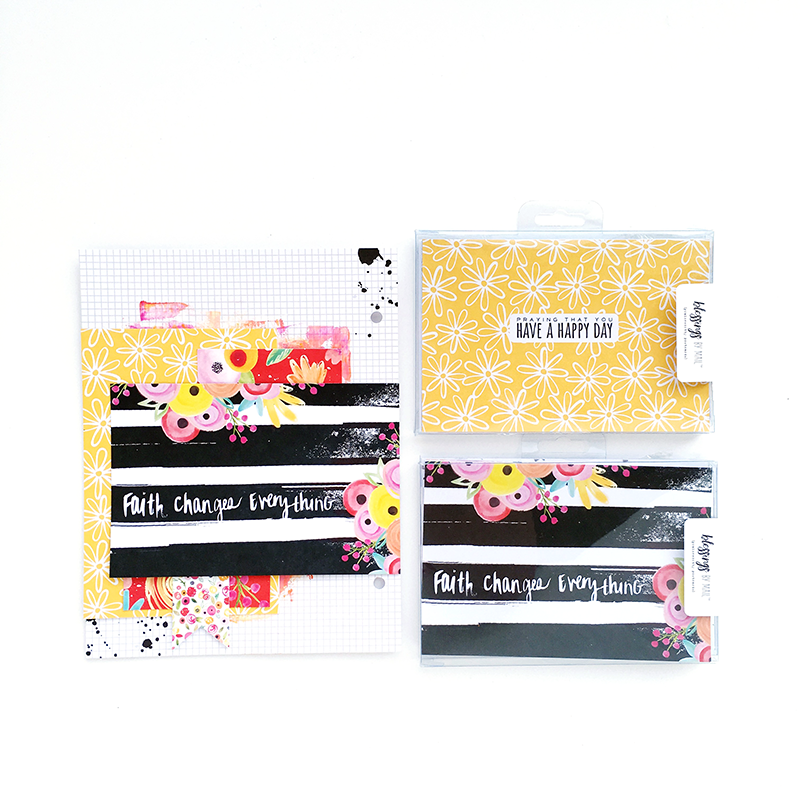 mixed media tutorial - hidden journaling prayer by Heather Greenwood | Illustrated Faith by Bella Blvd She Blooms and Praise Book