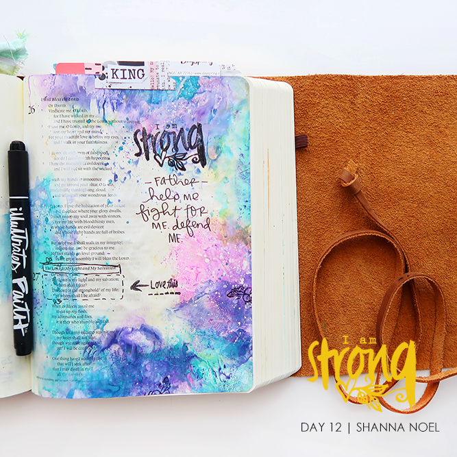 iamSTRONG12_SQ bible journaling