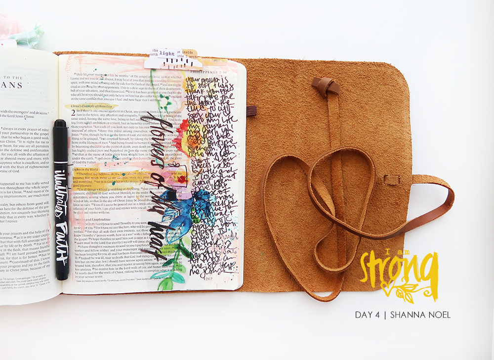 iamSTRONG4 bible journaling