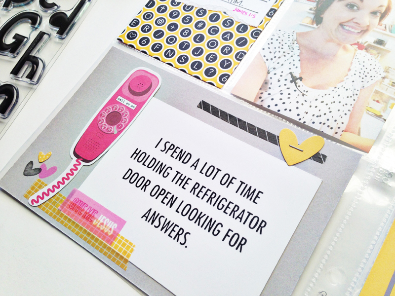 process video faith pocket scrapbooking by  Andrea Gray | Seek Him and Pray