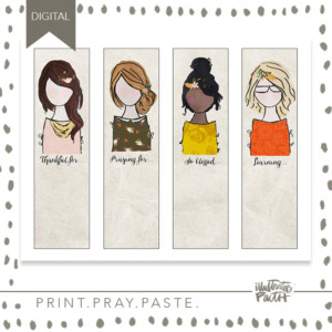 Beloved Society: Simply Abide Journaling Bookmarks