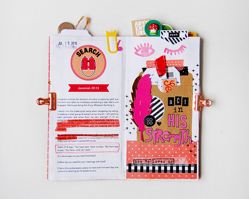 hybrid faith art journaling | 7 Things I Learned At Revival Camp by Elaine Davis | Illustrated Faith Revival Camp