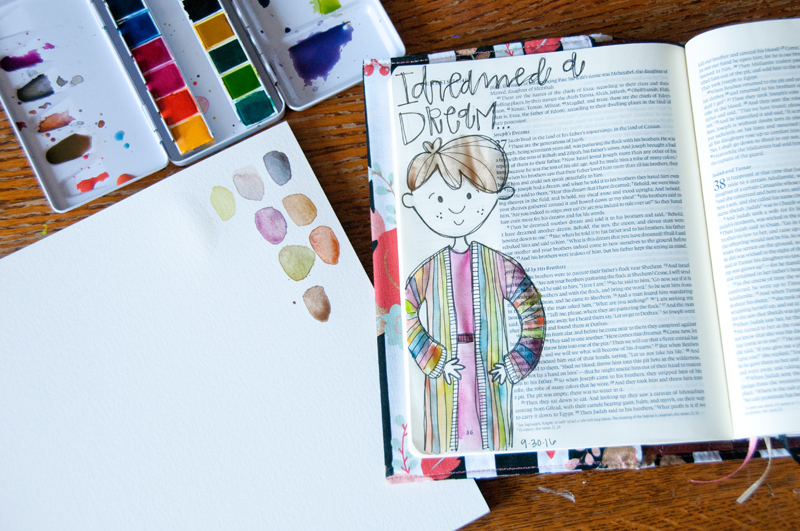 watercolor color mixing tutorial and pdf freebie by Jess Robyn for Illustrated Faith | bible journaling