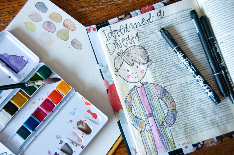 watercolor color mixing tutorial and pdf freebie by Jess Robyn for Illustrated Faith | bible journaling