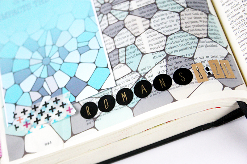 tutorial | Bible journaling Sticker Paper Background