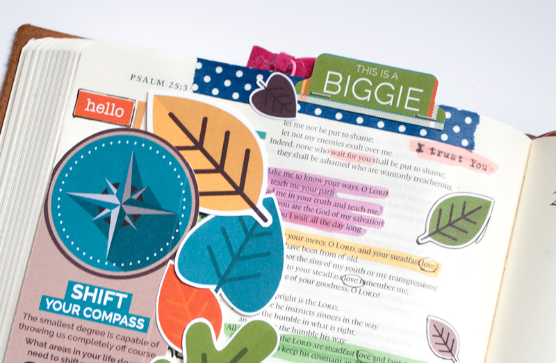digital hybrid bible journaling by Leah Schumacher | Shift Your Compass