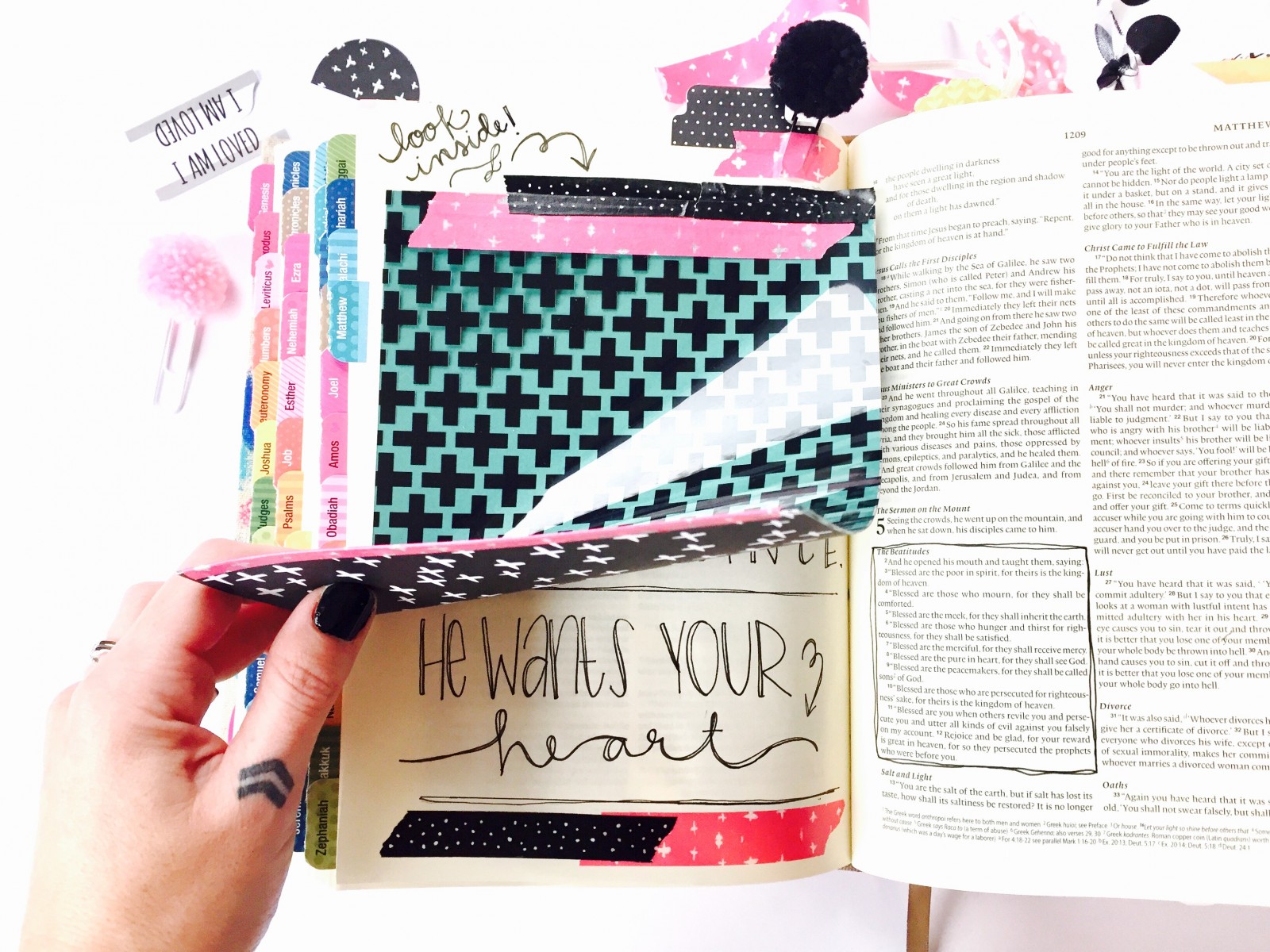 Lessons In Bible Journaling by Tawni Sattler | Interleaved Journaling Bible | Illustrated Faith by Bella Blvd
