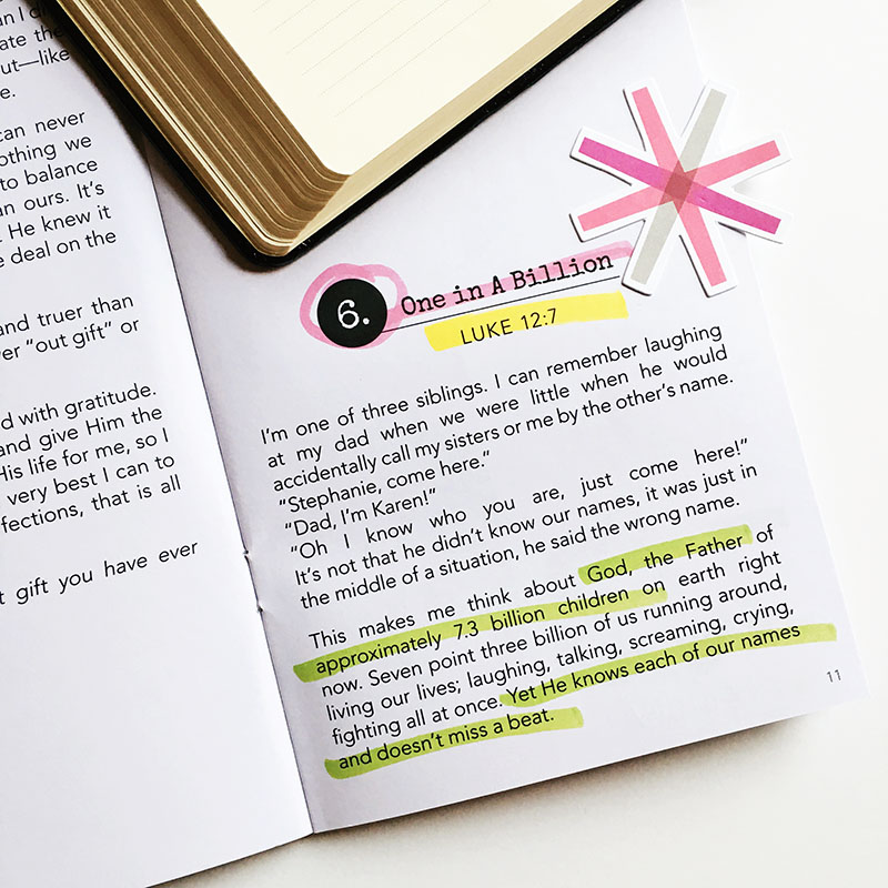 mixed media faith art journaling by Bailey Robert | One in a Billion | Illustrated Faith How He Loves Us devotional by Stephanie Bruice