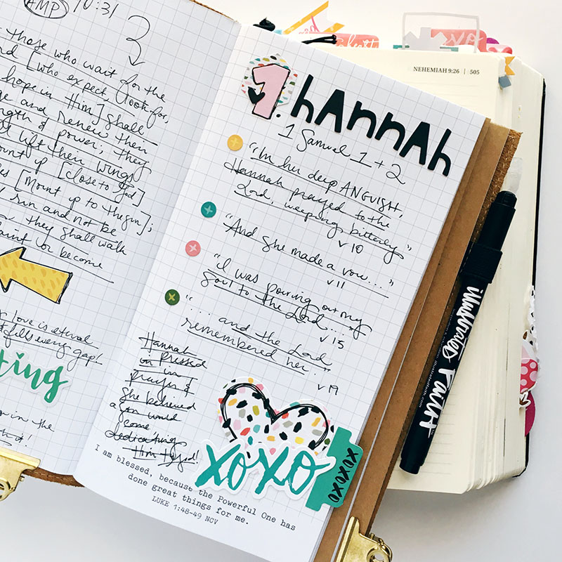 traveler's notebook entry by Bailey Robert | Worth the Wait series intro | Illustrated Faith by Bella Blvd You Are Loved Collection