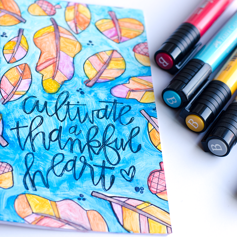 mixed media tutorial - what is mixed media? by Heather Greenwood | acrylic paint, india ink | Gratitude Documented