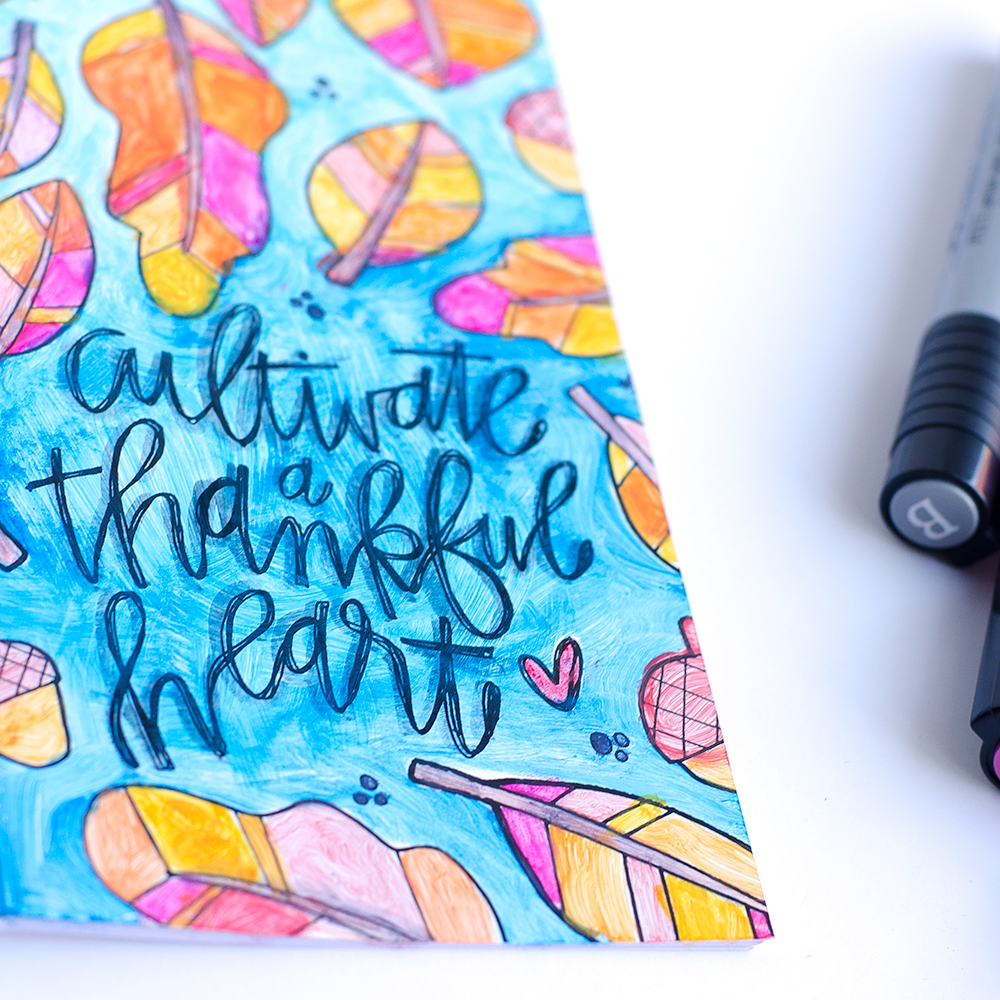 mixed media tutorial - what is mixed media? by Heather Greenwood | acrylic paint, india ink | Gratitude Documented