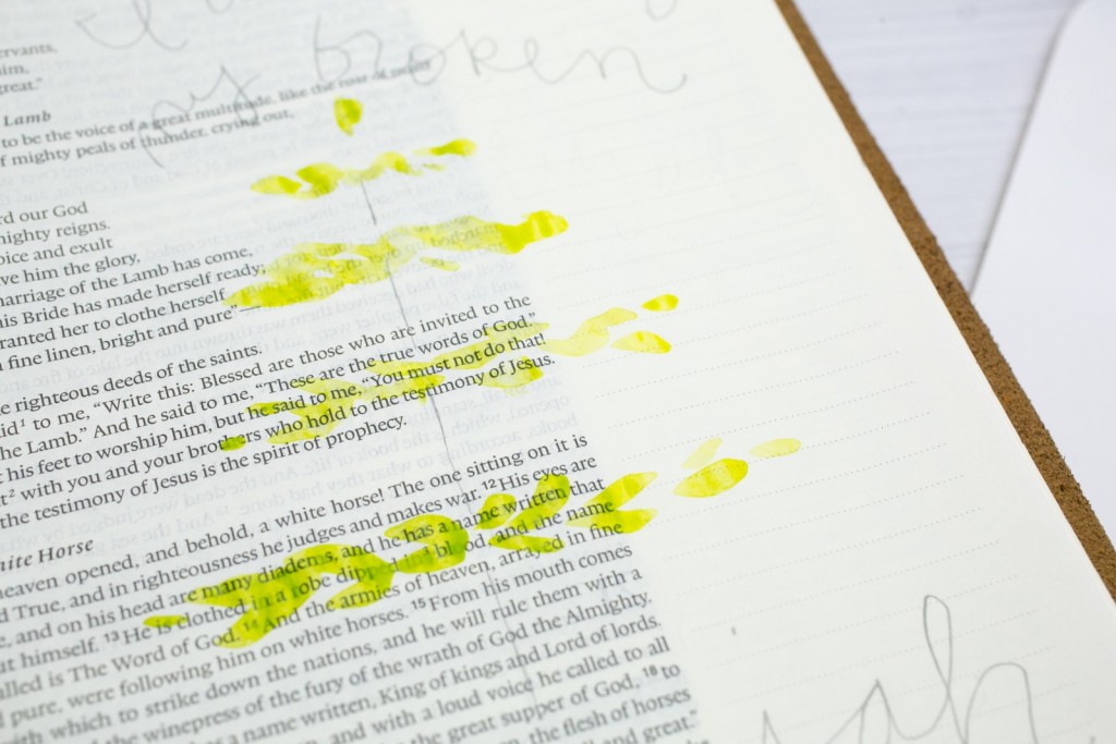 Watercolor Tutorial Bible Journaling by Amy Bruce - Leaning In - Offering a Broken Hallelujah