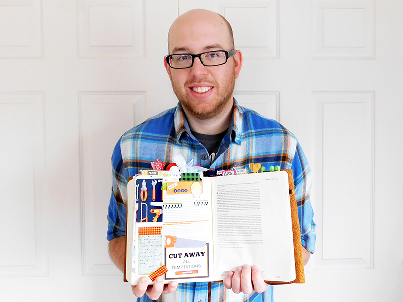 hybrid Bible journaling with your husband by Elaine Davis