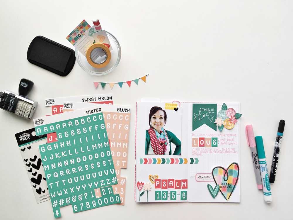 hybrid memory keeping: faith edition by Andrea Gray | Trusting God with the little bumps and big wounds