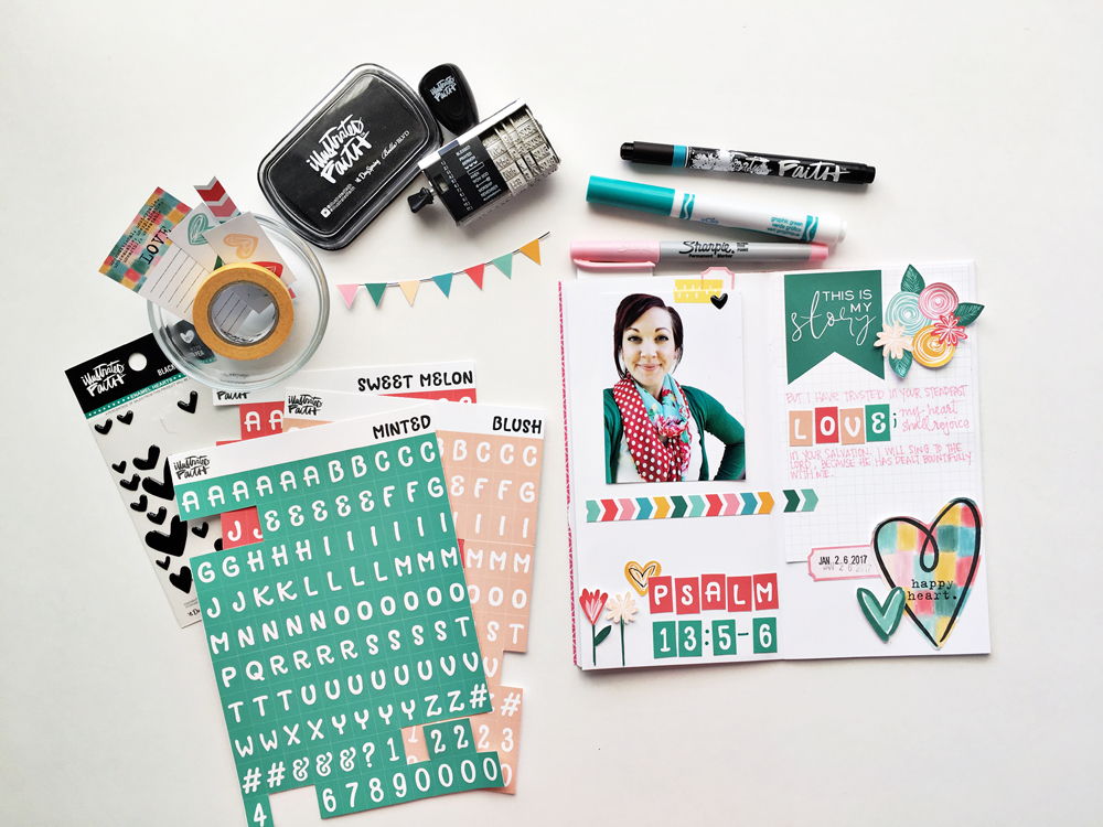 hybrid memory keeping: faith edition by Andrea Gray | Trusting God with the little bumps and big wounds