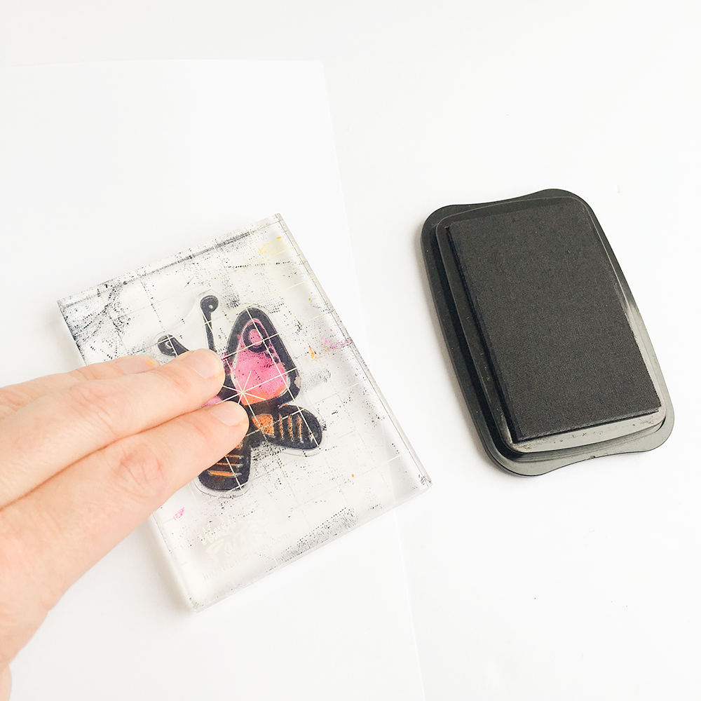 mixed media bible journaling tutorial: filler foam stamps | Isaiah 43:19 | What if I fail? Oh, but darling, what if you fly? | Heather Greenwood for Illustrated Faith