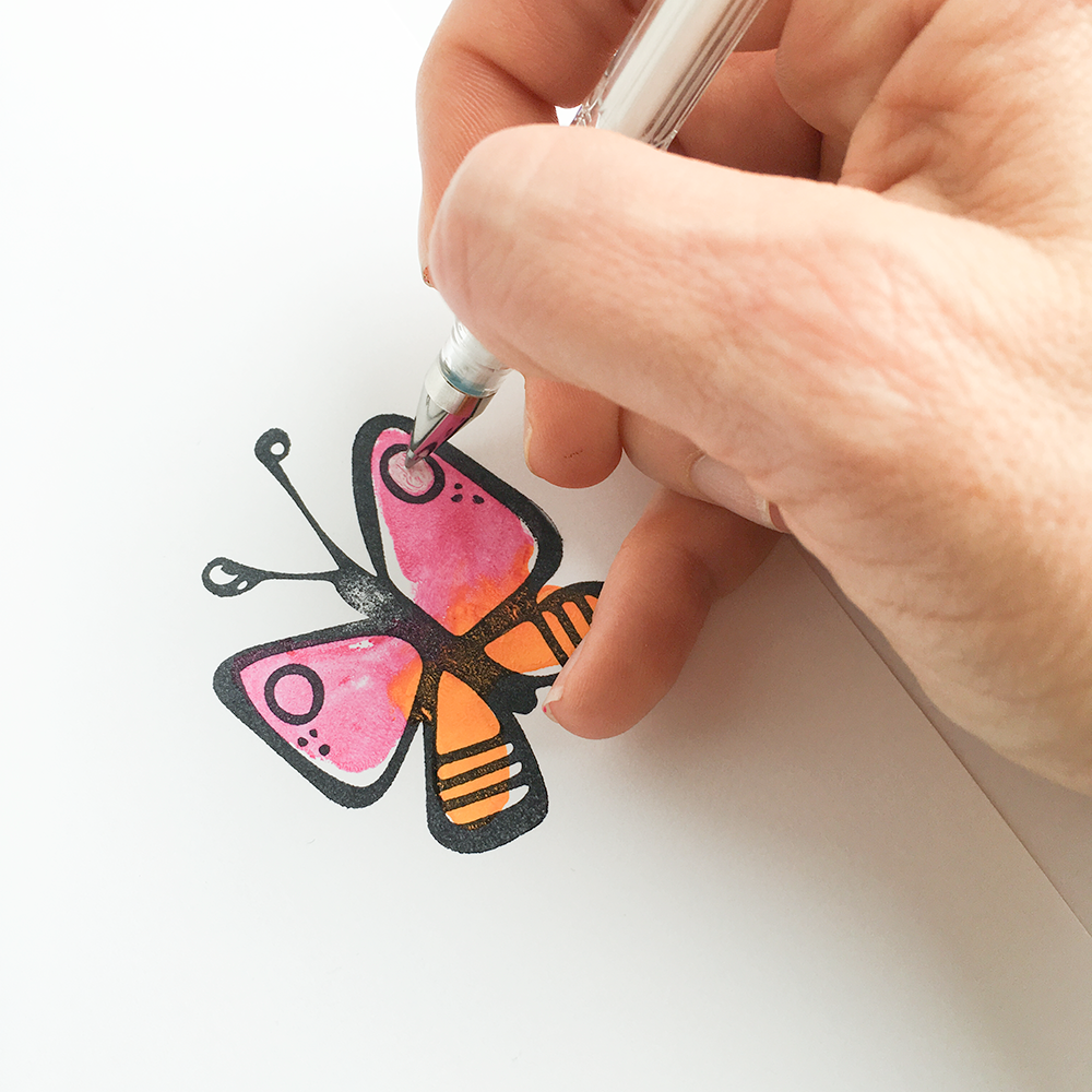 mixed media bible journaling tutorial: filler foam stamps | Isaiah 43:19 | What if I fail? Oh, but darling, what if you fly? | Heather Greenwood for Illustrated Faith