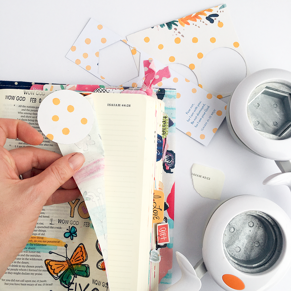mixed media bible journaling tutorial: filler foam stamps | Isaiah 43:19 | What if I fail? Oh, but darling, what if you fly? | Heather Greenwood for Illustrated Faith