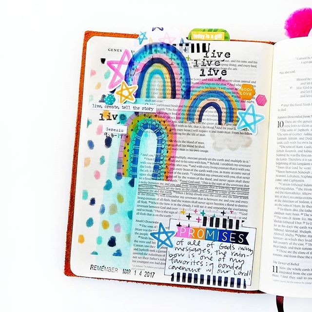 bible journaling Elaine davis