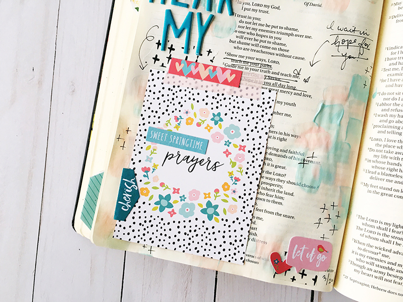 bible journaling entry by Bailey Jean Robert | Worth the Wait: Hear My Prayer