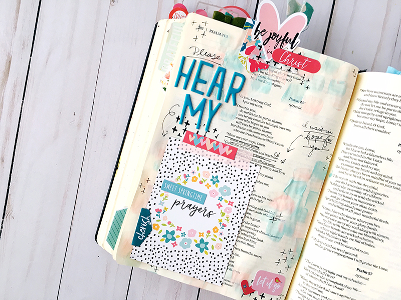 bible journaling entry by Bailey Jean Robert | Worth the Wait: Hear My Prayer