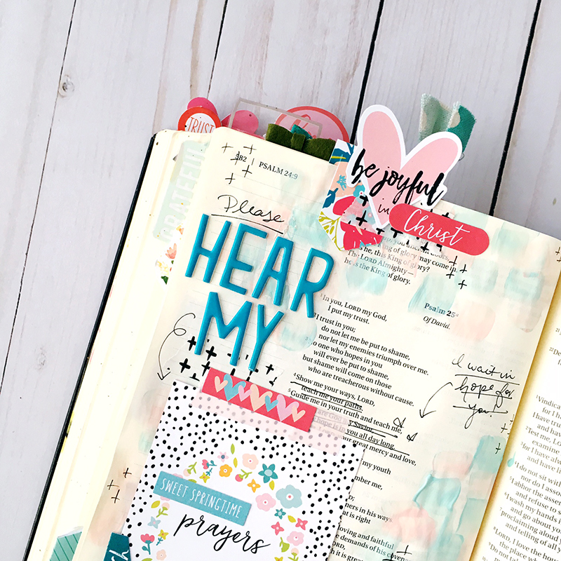bible journaling entry by Bailey Jean Robert | Worth the Wait: Hear My Prayer
