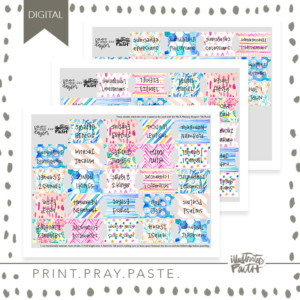 Watercolor Bible Tabs