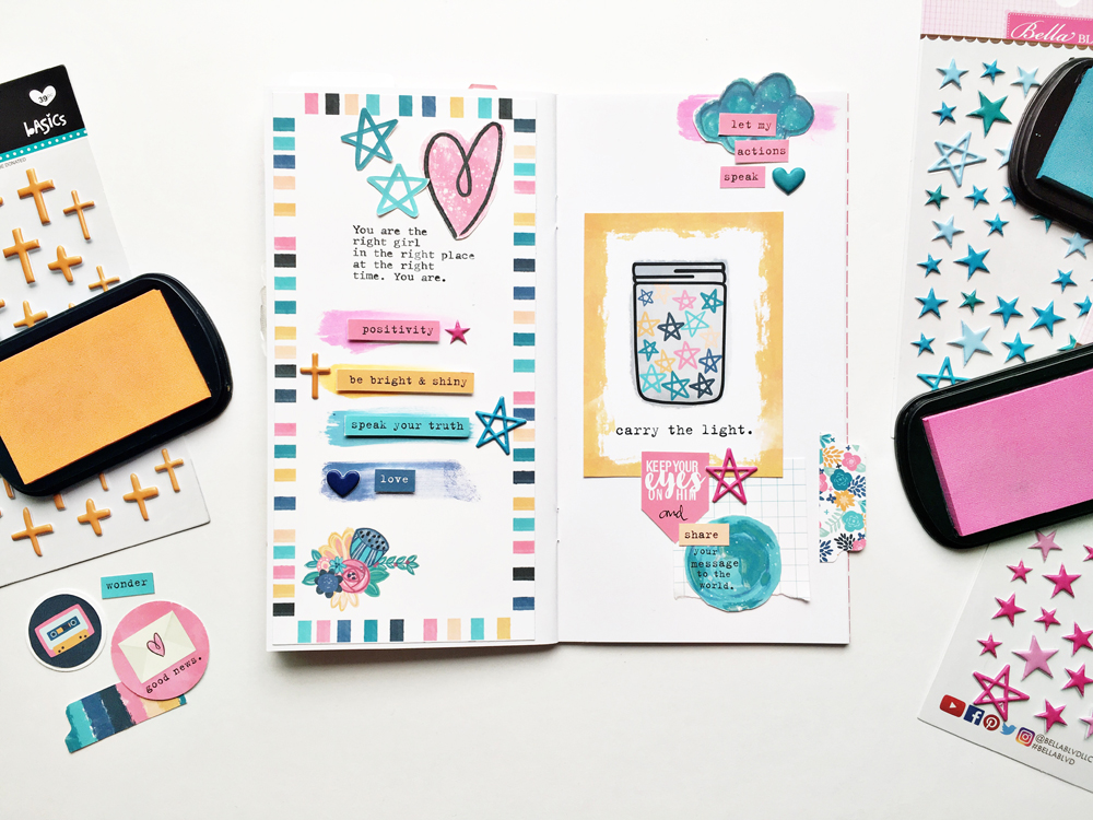 faith traveler's notebook entry by Andrea Gray | Memory Keeping: Faith Edition | The Perfect Time to Shine