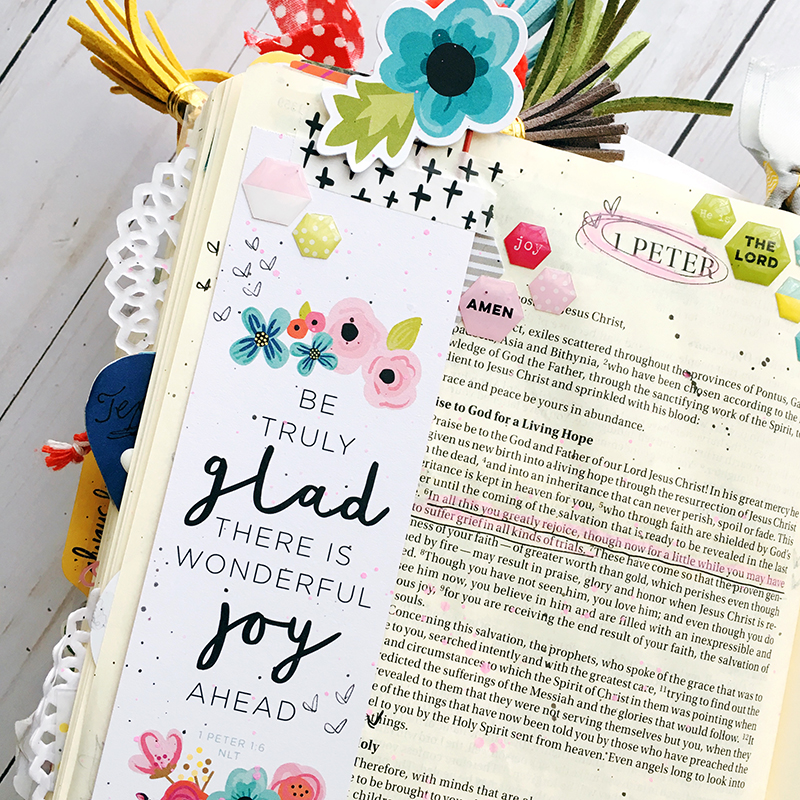 bible journaling entry by Bailey Jean Robert | Worth the Wait | Choosing Joy | 1 Peter 1:6