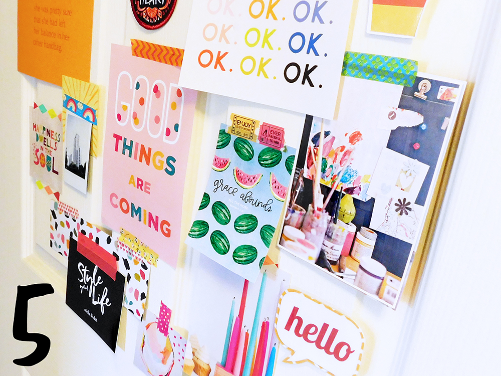 hybrid printable faith inspiration board projects by Elaine Davis | A Printer & Washi Tape: 6 WAYS! | Illustrated Faith Print & Pray Shop