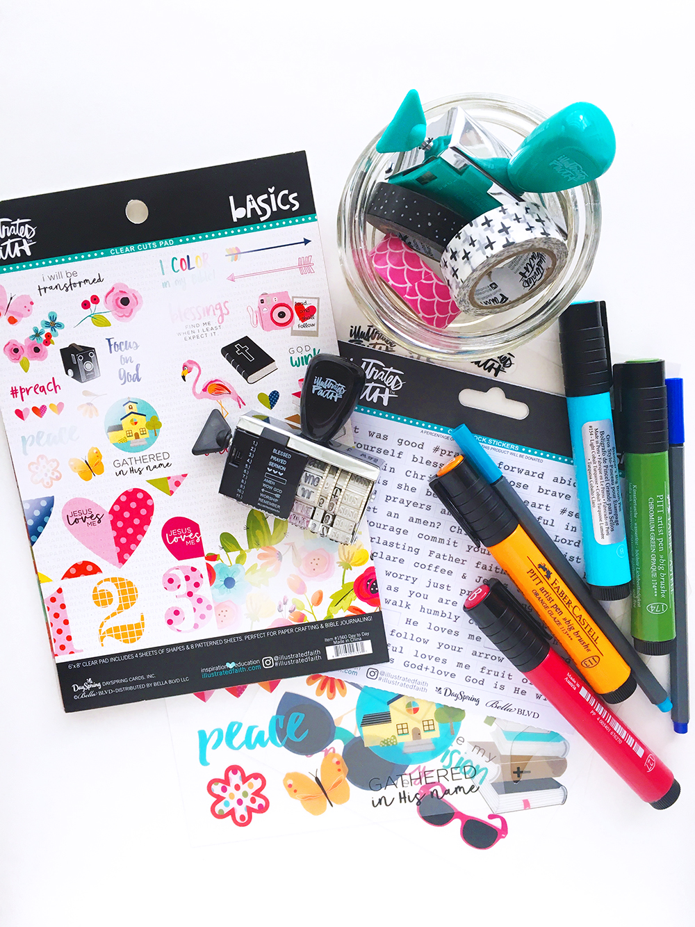 mixed media Bible journaling entry by Abigail Clone | Teen Topic: Forgiveness