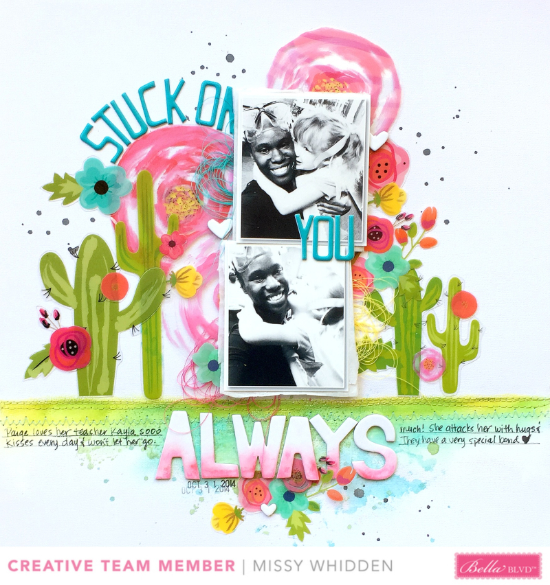 Stuck On You by Missy | Bella Blvd Creative Team Illustrated Faith Creative Inspiration | scrapbooking | cardmaking 