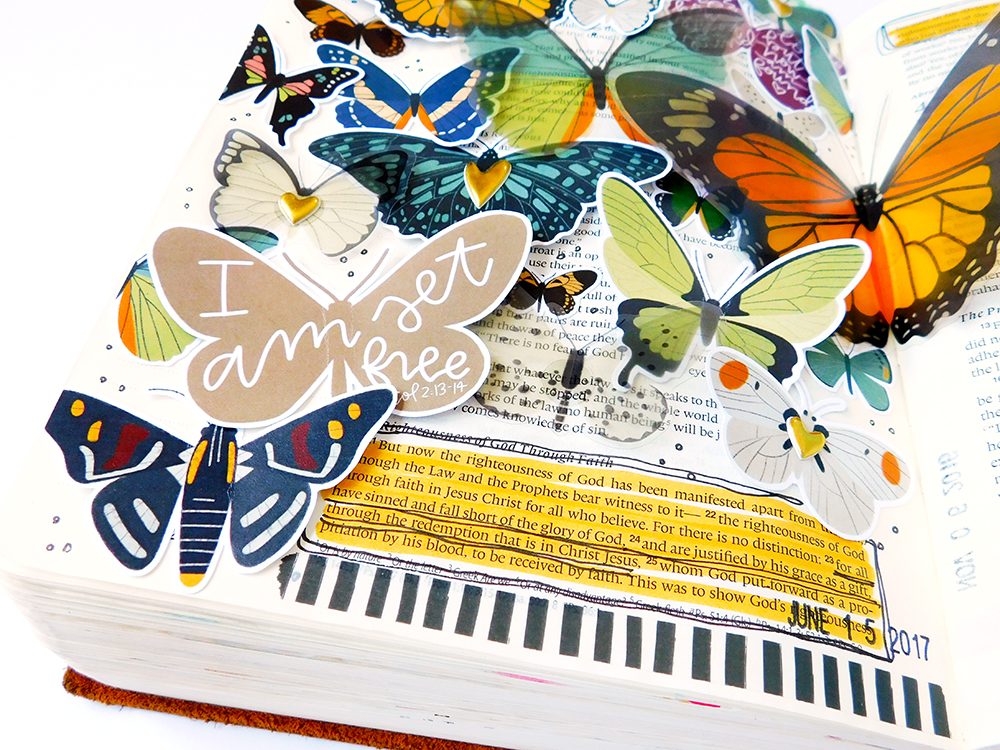 hybrid printables bible journaling page by Elaine Davis | The Truth About Being Saved