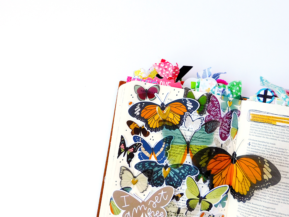 hybrid printables bible journaling page by Elaine Davis | The Truth About Being Saved