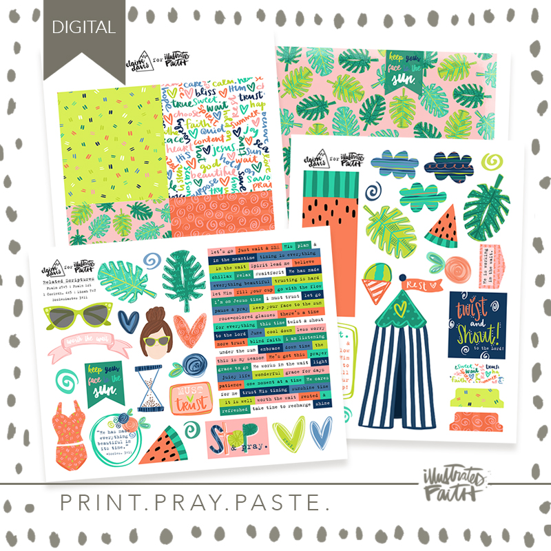 June Better Together Artist Mood Board & New Releases: Just Wait & See | Elaine Davis