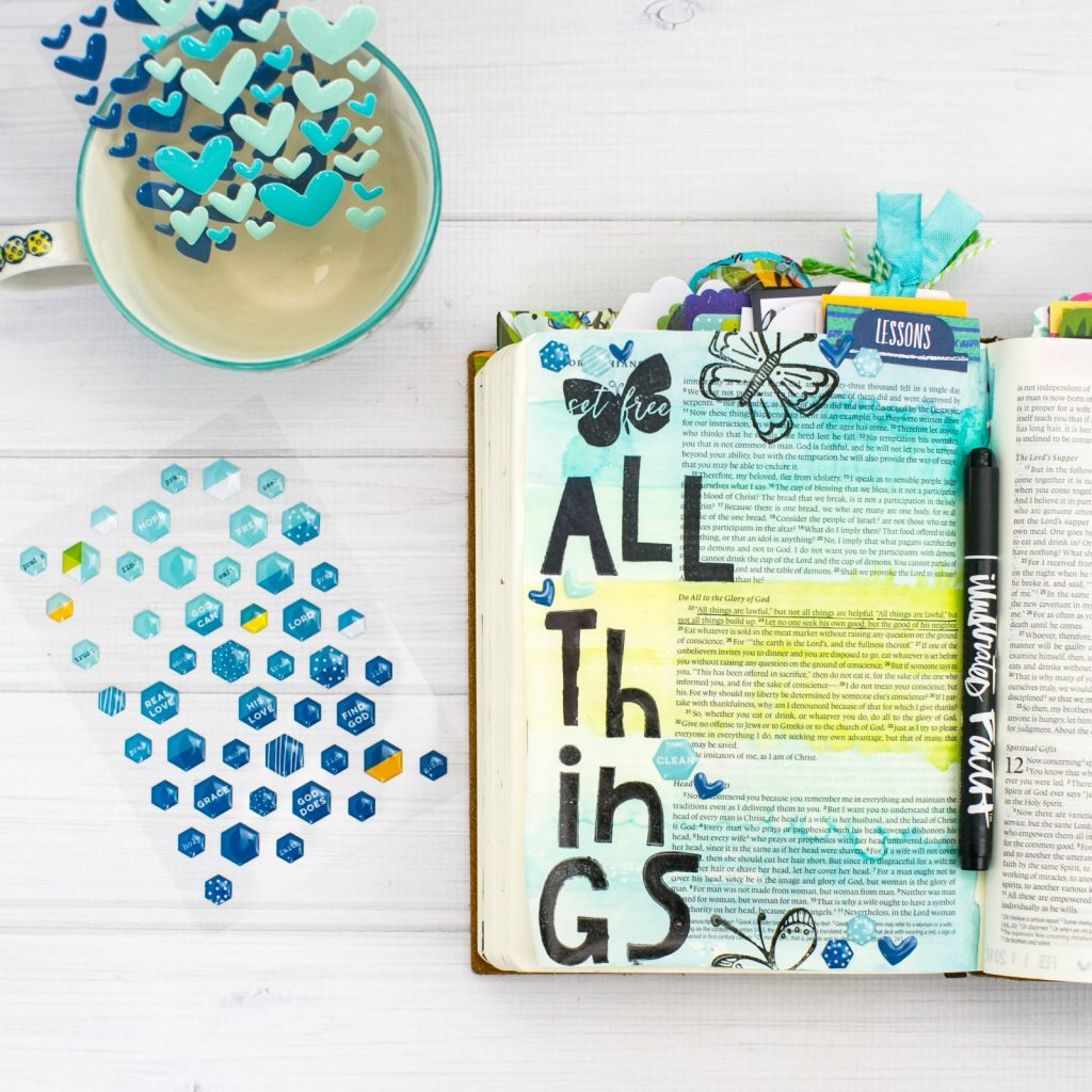 should you gesso in your Journaling Bible? Tutorial by Amy Bruce Watercolor Tutorial | To Prep or Not to Prep - Freedom in ALL Things