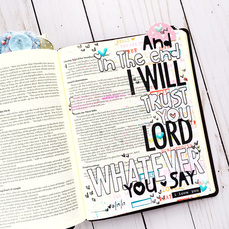 bible journaling entry by Bailey Jean Robert | Worth the Wait | Whatever You Say