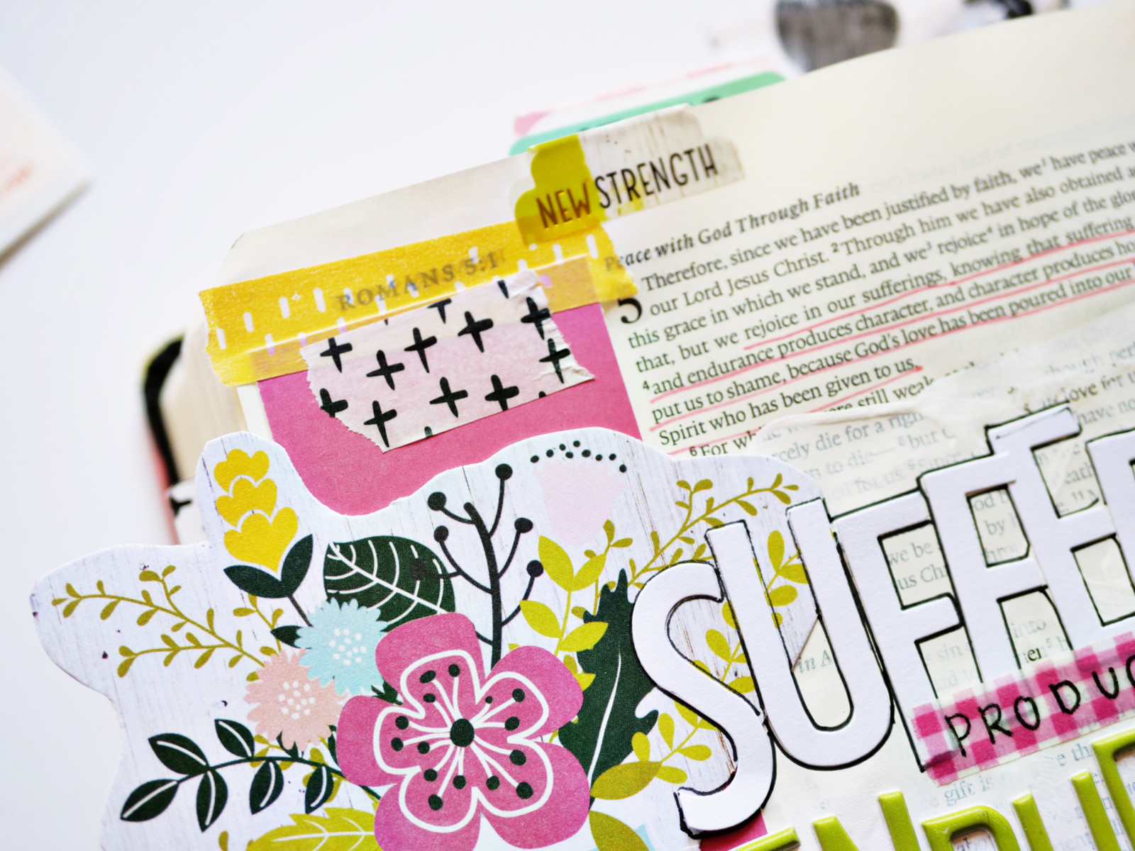 bible journaling entry by Andrea Gray | Why Me? A lesson in Perseverance