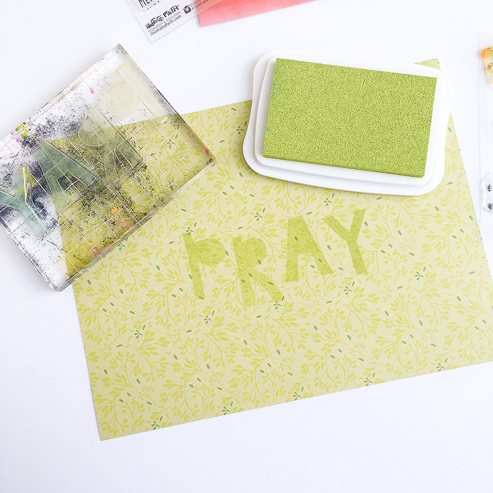 mixed media Bible journaling entry by Heather Greenwood | 1 Thessalonians 5:17 | It's OK to pray ugly prayers