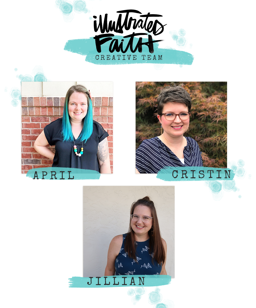 Illustrated Faith welcomes April, Cristin and Jillian