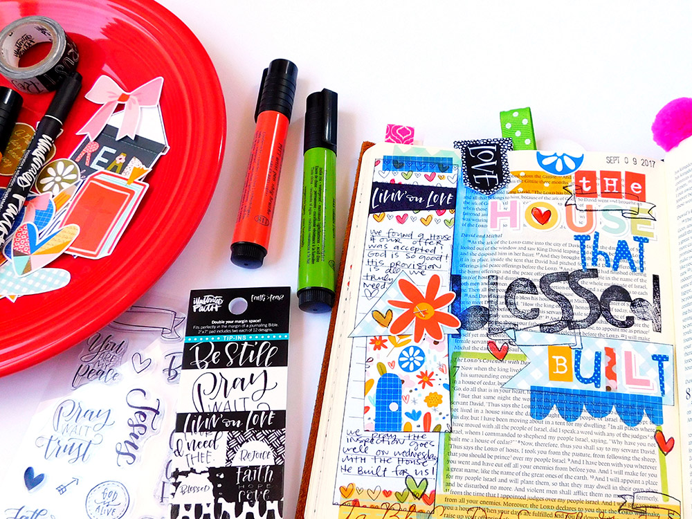 hybrid Bible journaling entry by Elaine Davis using digital printables | The House That Blessed Built