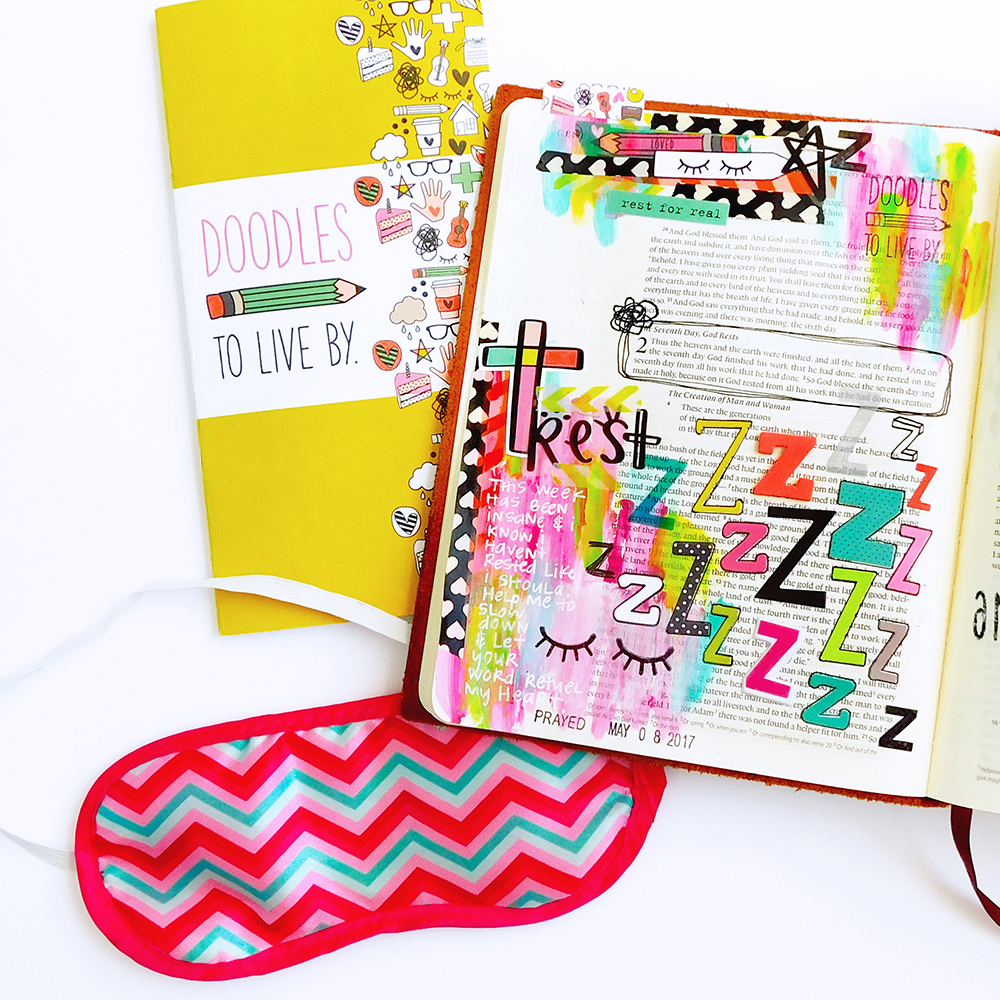 Bible journaling by Elaine Davis using hybrid digital printables | Elaine's Bible Hall of Fame Round-Up