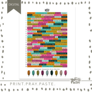 2017 Gratitude Documented Wordfetti