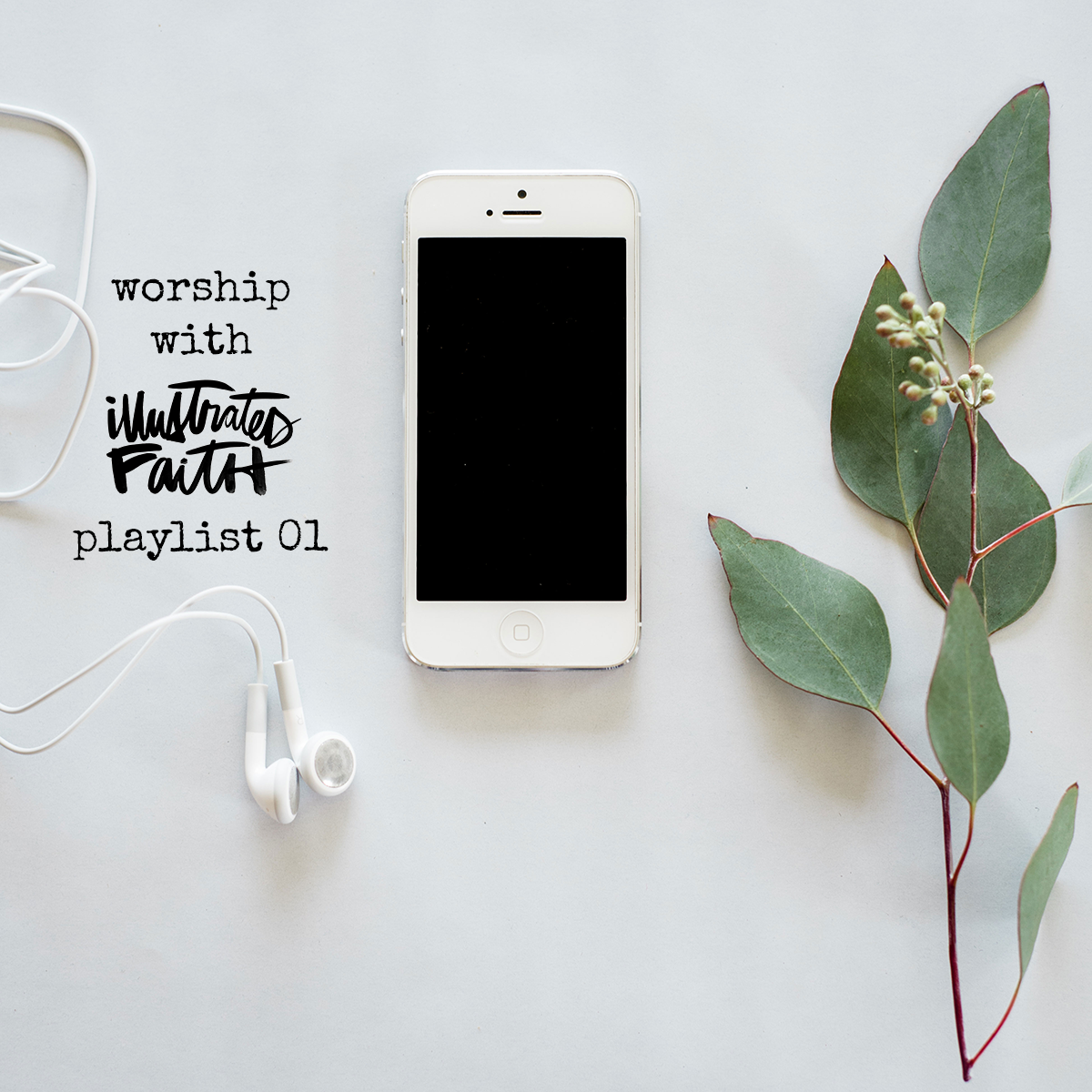 Worship with Illustrated Faith | Spotify Playlist 01 for Bible journaling by April Crosier