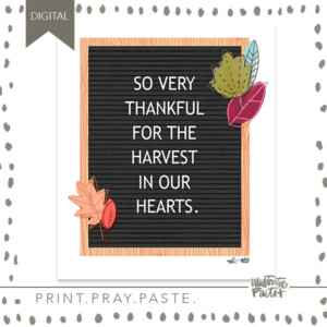 Harvest in Our Hearts Print