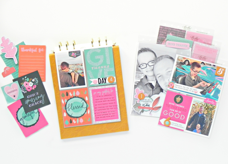 Gratitude Documented Inspiration from the Bella Blvd Creative Team - Gratitude Documented 6x8 Mini Album by Stephanie