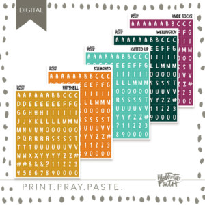 Tile Alpha Set | 'Gratitude' November 2017 Colors